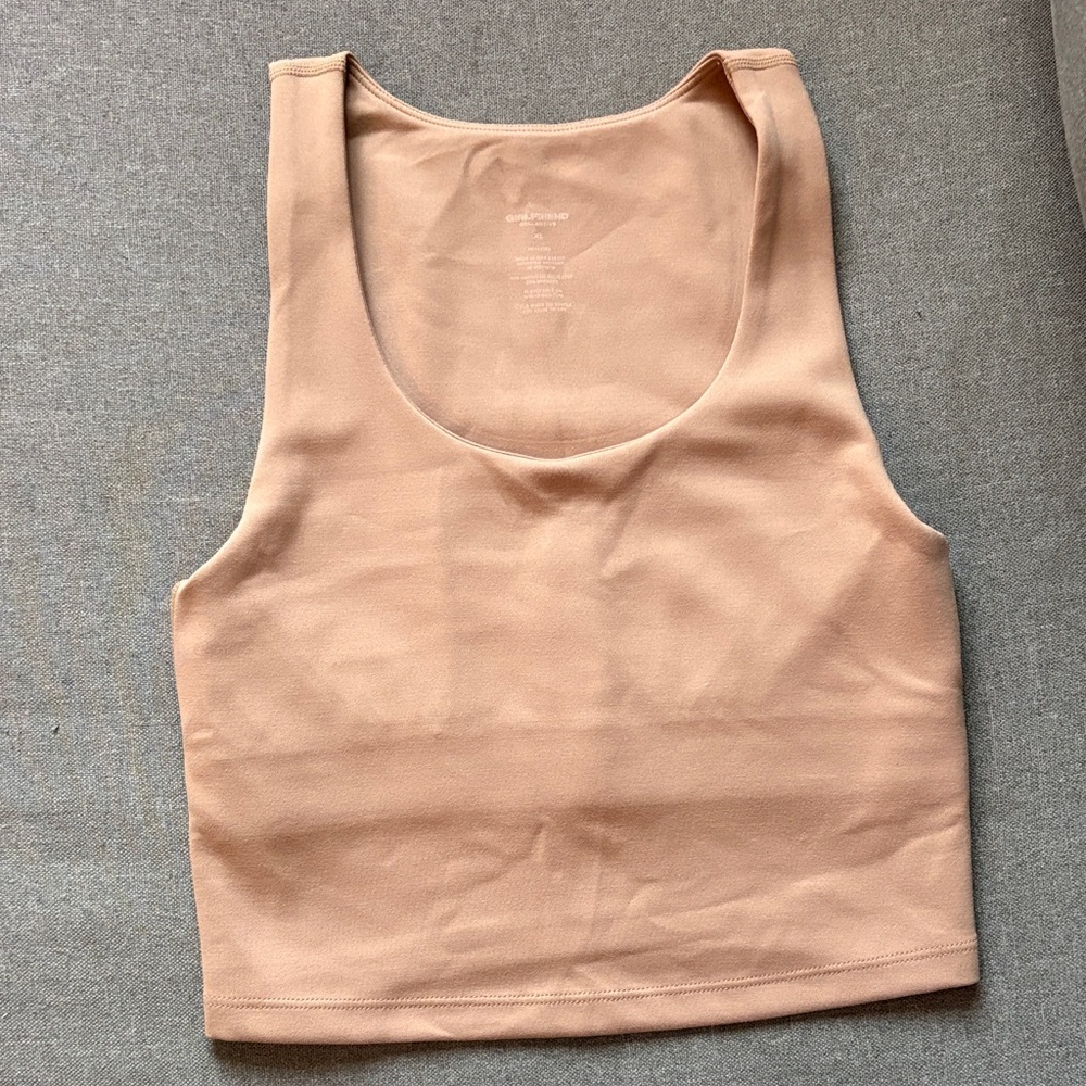 Girlfriend Collective Taupe Top